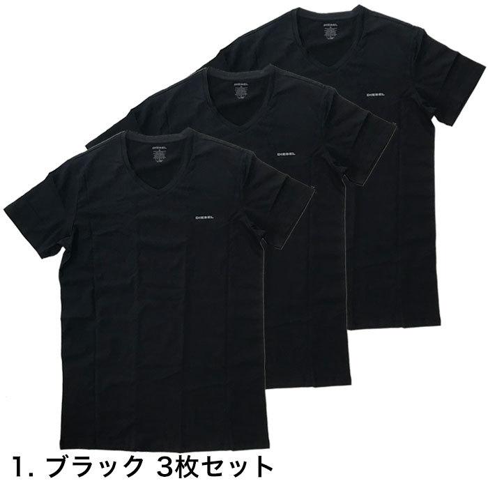 ディーゼル Tシャツ 3枚セット メンズ ロゴ DIESEL シンプル ブランド ギフト ラッピング 無料 彼氏 父 男性 3枚組 | DIESEL | 03