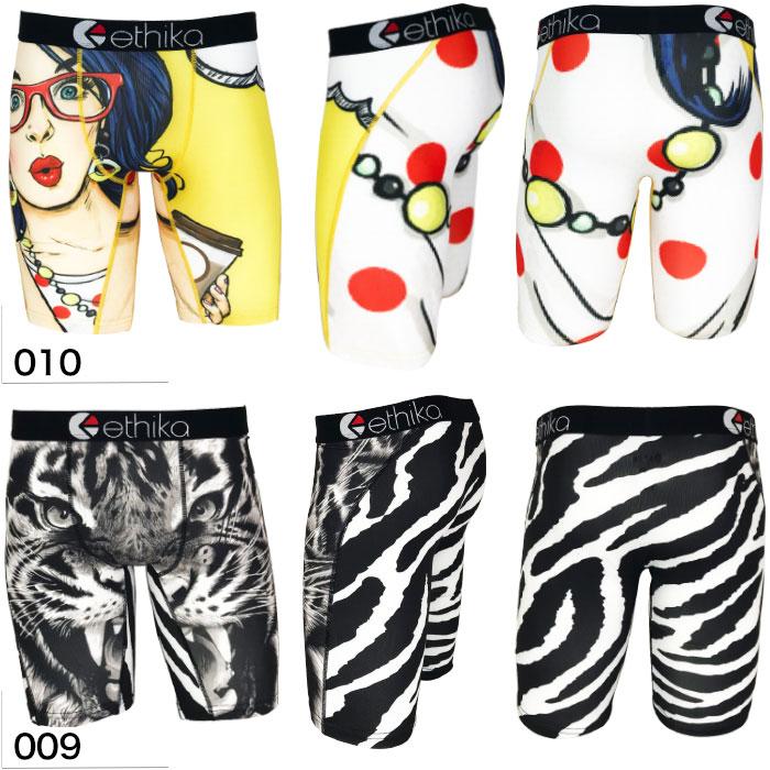 ethika（エシカ） ロング ボクサーパンツ エティカ No.3 派手 メンズ