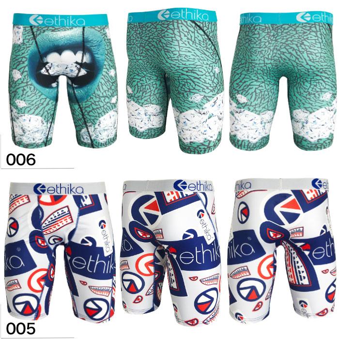 ethika（エシカ） ロング ボクサーパンツ エティカ No.3 派手 メンズ