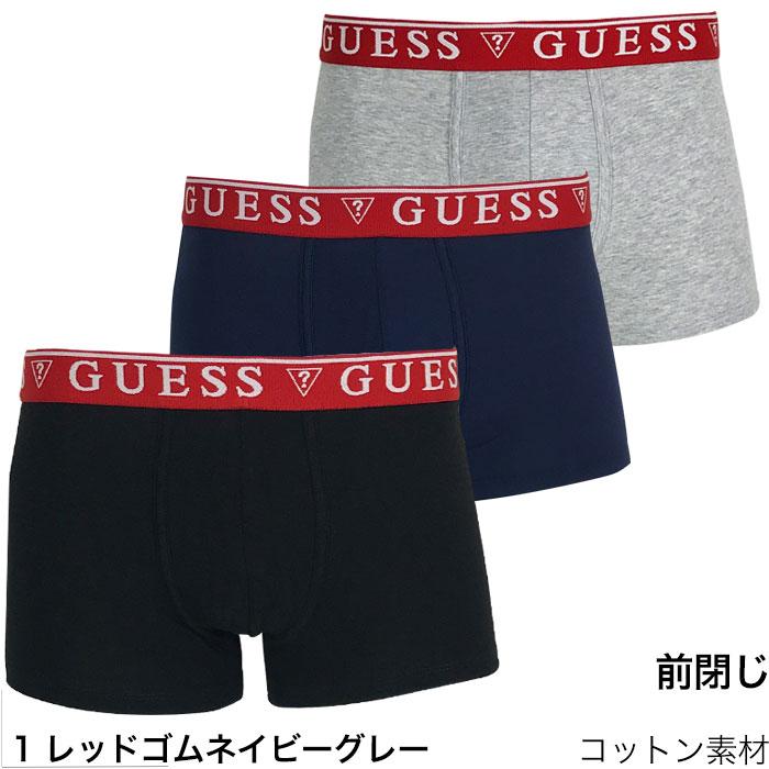 GUESS（ゲス） ボクサーパンツ 3枚セット 3pack 3枚組 メンズ