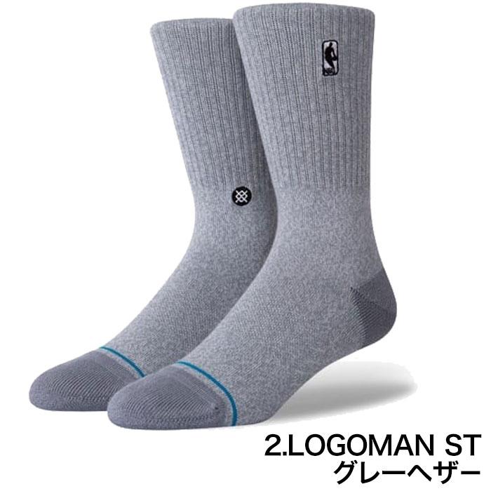 STANCE（スタンス） STANCE SOCKS ソックス 靴下 LOGOMAN ST QTR NBA