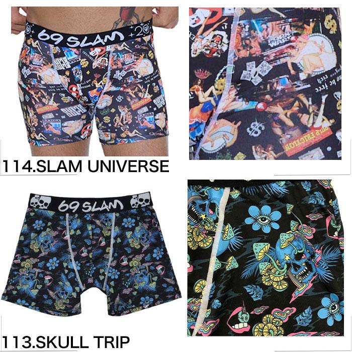 69SLAM（ロックスラム） メンズ ボクサーパンツ マイクロファイバー