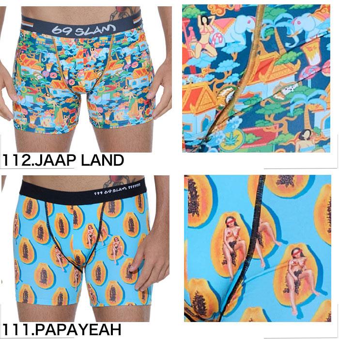 69SLAM（ロックスラム） メンズ ボクサーパンツ マイクロファイバー