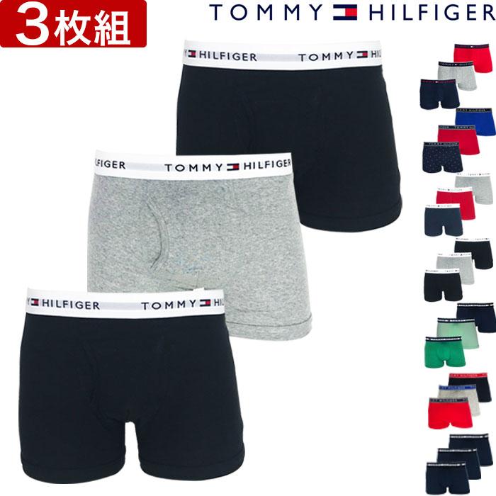 トミーヒルフィガー   ボクサーパンツ 3枚セット 下着 09T4240 608 インナー アンダーウェア メンズ ボクサーパンツ メンズ TOMMY HILFIGER（トミー・ヒルフィガー） ボクサーパンツ 3枚セット
