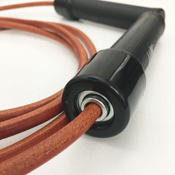 Winning（ウイニング） スキップロープ 革製 縄跳び ベアリング入り 長