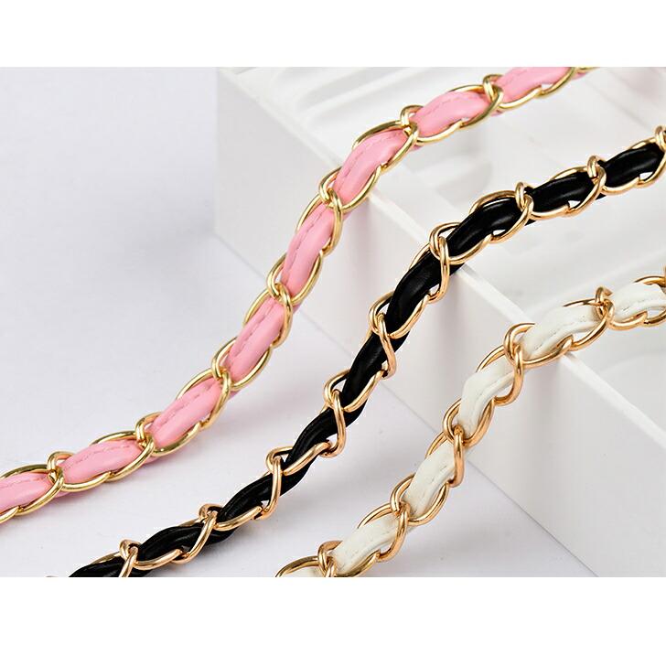 送料無料 スマホショルダー ストラップ レディース 挟むだけ ハンド チェーン パール ロング ３点セット リング 落下防止 スマホ | ブランド登録なし | 07