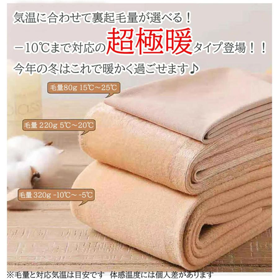 毛量320グラム 送料無料 裏起毛 タイツ 美脚 着圧タイツ ベージュ 1200