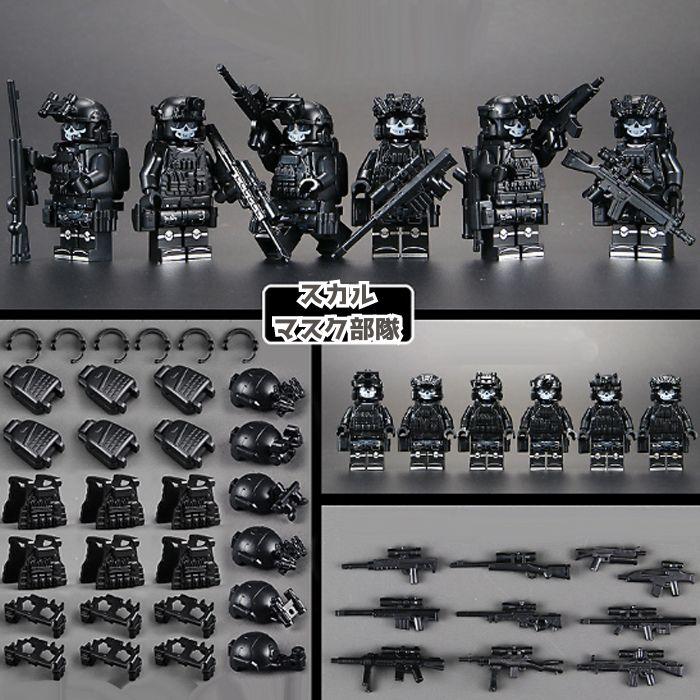 送料無料 レゴ 互換 ミニフィグ 18体 ミニフィギュア 人形 ブロック LEGO アーミー かっこいい ミリタリー 銃 武器 装備 こども キッズ 互換品 クラシック | ブランド登録なし | 04