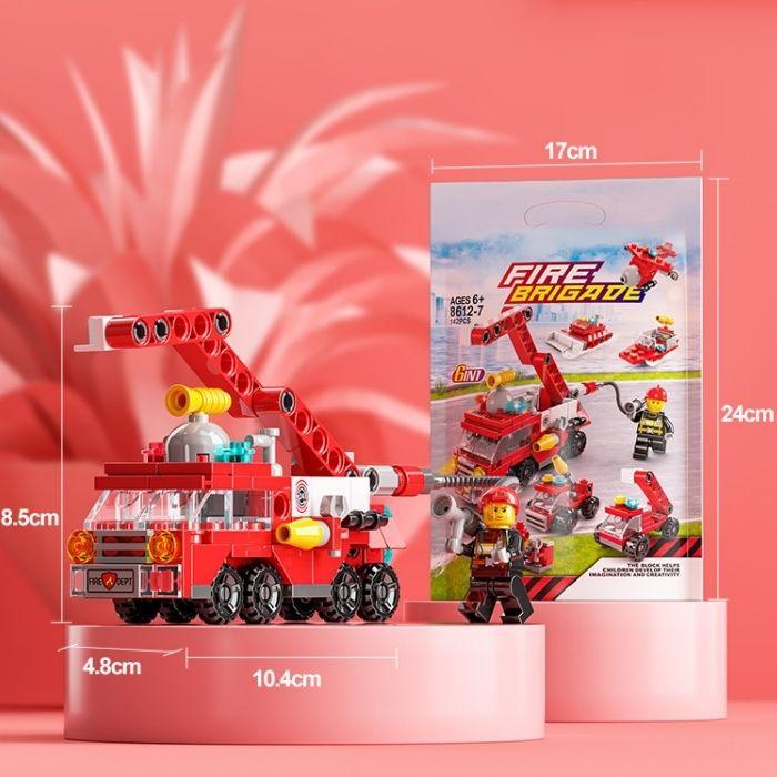 送料無料 レゴ 互換ブロック 消防車 車 くるま 互換 ブロック LEGO こども キッズ 互換品 クラシック 4歳以上 誕生日 お祝い プレゼント 小学校 小学生 | ブランド登録なし | 08