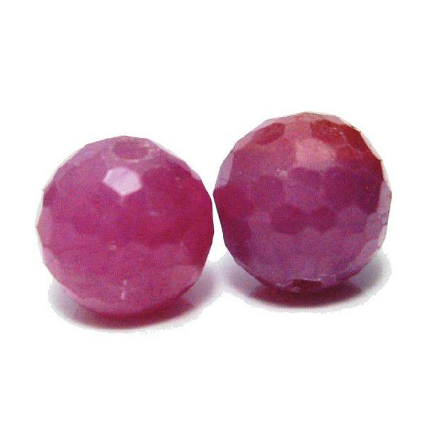 ルビー１２８面カット AAA 7.0ミリ玉 1粒売り 天然石ビーズ　　 |  | 02