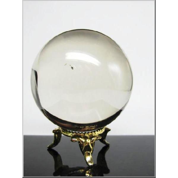 特価商品/訳あり 天然石丸玉 水晶 50〜52mm玉 パワーストーン 置物 台