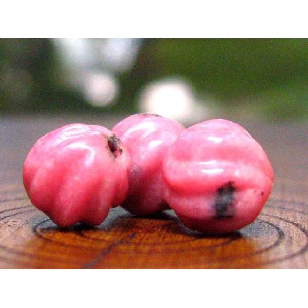 天然石ビーズ　ロードナイトウェーブ８mm/１粒 |  | 01