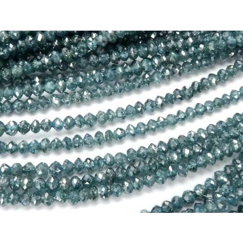 ブレスレット ブルーダイヤモンド ボタンカット 約2〜3×2〜2.5×1〜1.5 