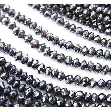 人気商品！ブラックダイヤモンドボタンカット 1.5〜2.5×1.5〜2.5×1 