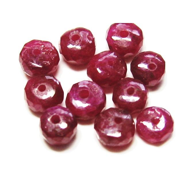 ルビーボタンカット 3〜4×2〜3ミリ 1粒売り 高品質ビーズ　 |  | 01