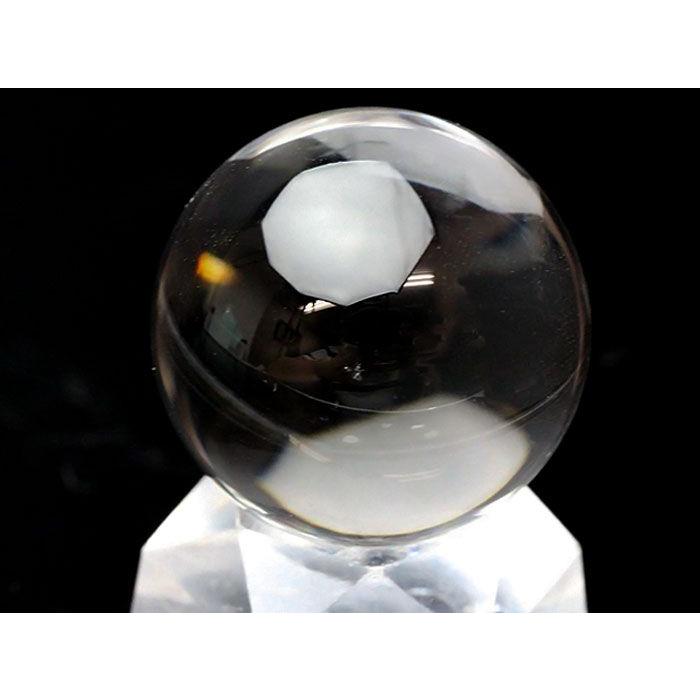 水晶丸玉 AA 30mm〜33mm前後 1個販売 天然石 パワーストーン【穴なし】