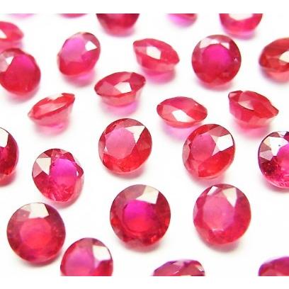 高品質ルビー ＡＡＡ ブリリアントカット ６×６×４ 【穴なし】 １粒売り | 