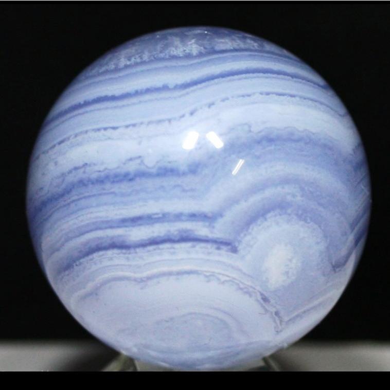 丸玉 ブルーレースアゲート 27〜30mm玉 : luz - 通販 - Yahoo!ショッピング
