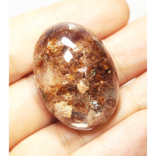 ルース!  ガーデン チルクォーツ  約33x24x13mm/約15.6gの画像