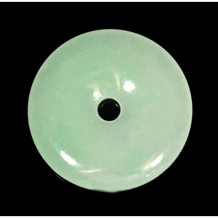 本翡翠 (ミャンマー産) ドーナツ型 (ピーディスク) 35mm 翡翠 ビルマ
