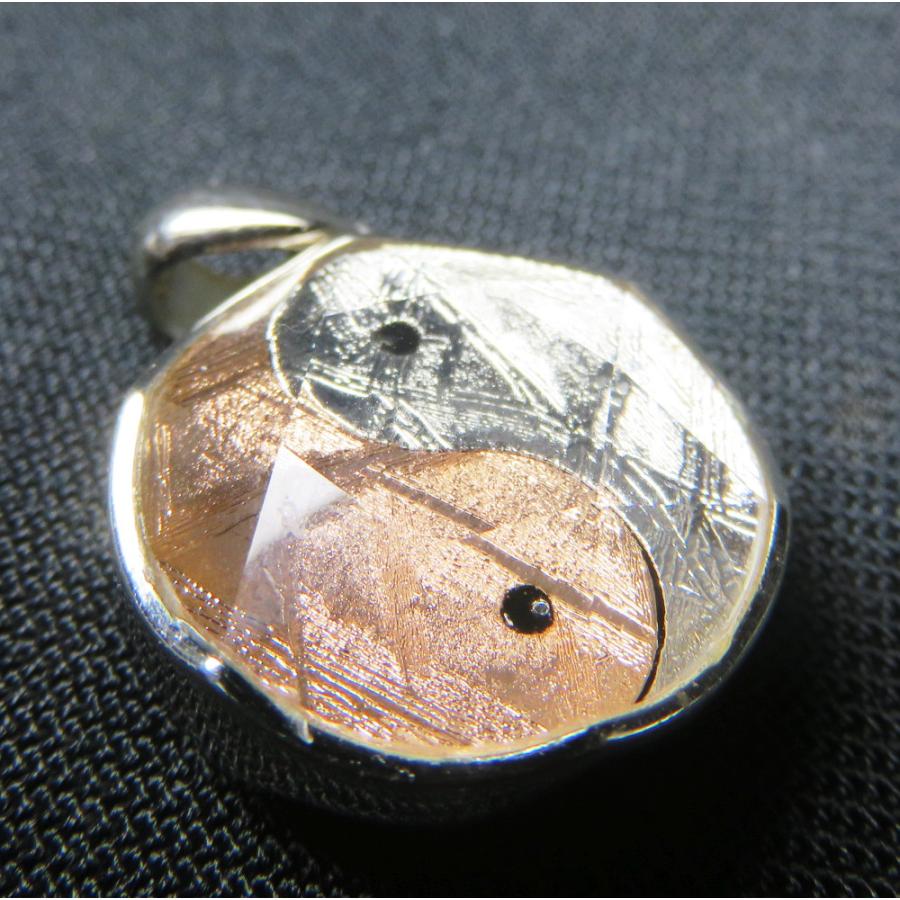 実物１点物 隕石 ペンダント！ギベオン隕石 (陰陽型タイプ) (約17mm)｜luz｜02