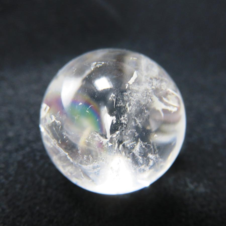 お買い得 水晶丸玉 クラック有 20-25mm玉/1個売り 穴無し 天然石 浄化