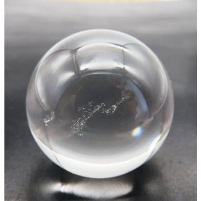 天然石 水晶丸玉 46〜47mm玉 クリアー品質ランク-AA 僅かにキス有 水晶 水晶球 穴無 透明度高い 置物 原石 クリアウォーター パワーストーン_2