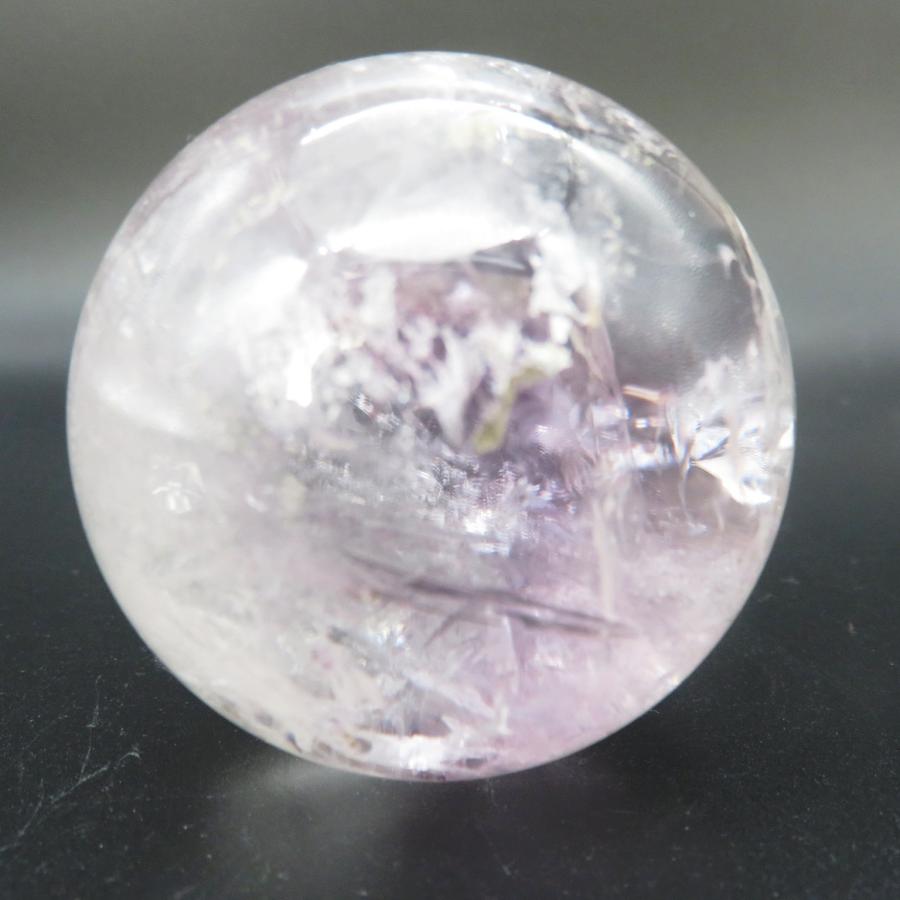 丸玉 ラベンダー アメジスト丸玉 53mm (206g) 紫水晶 浄化 ヒーリング クリスタル 置物の画像