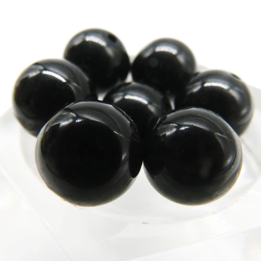 黒翡翠 10.0mm玉 AA 1粒売り 天然石ビーズ ブラック ジェダイト : luz