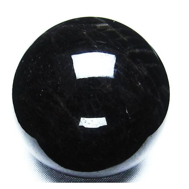 天然石丸玉 黒水晶(モリオン) 36〜40mm 【宅急便送のみ対応】の画像