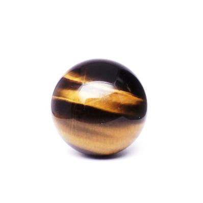 丸玉 タイガーアイ 約25mm玉 穴無 パワーストーン 置き石 大玉