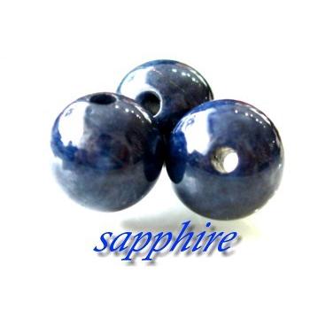 サフャイヤ8mm玉/3個 : luz - 通販 - Yahoo!ショッピング