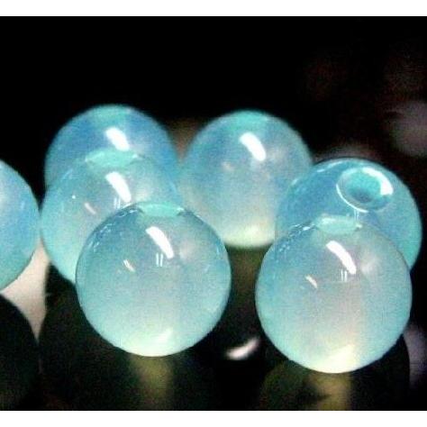 くらしを楽しむアイテム 天然石ビーズ シーブルーカルセドニー 6.0mm玉