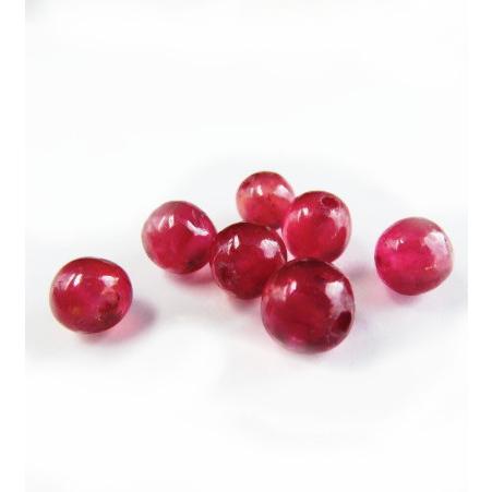 ルビーAAAA 4〜5mm玉 1粒売り 宝石質ビーズ : luz - 通販 - Yahoo