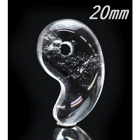 天然石　水晶の勾玉 勾玉 水晶 20mm : luz - 通販 - Yahoo!ショッピング