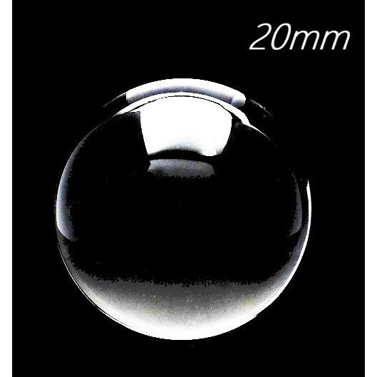 丸玉 水晶 20mm玉 AA クリアー 1個売り/穴無 多少傷有り 透明度高い 高