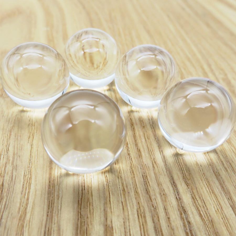 丸玉 水晶 20mm玉 AA クリアー 1個売り/穴無 多少傷有り 透明度高い 高
