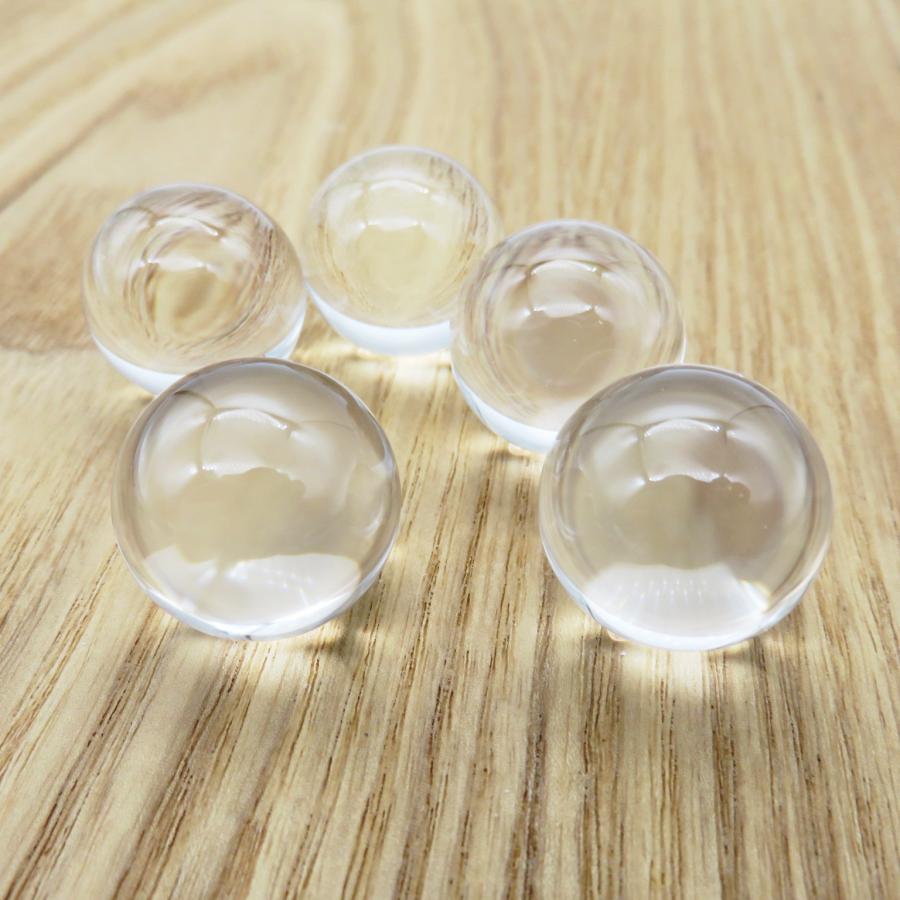 丸玉 水晶 20mm玉 AA クリアー 1個売り/穴無 多少傷有り 透明度高い 高