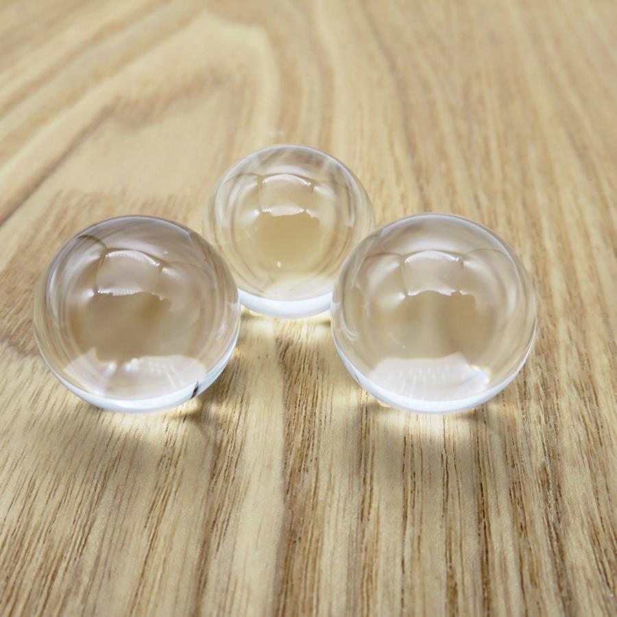 丸玉 水晶 20mm玉 AA クリアー 1個売り/穴無 多少傷有り 透明度高い 高