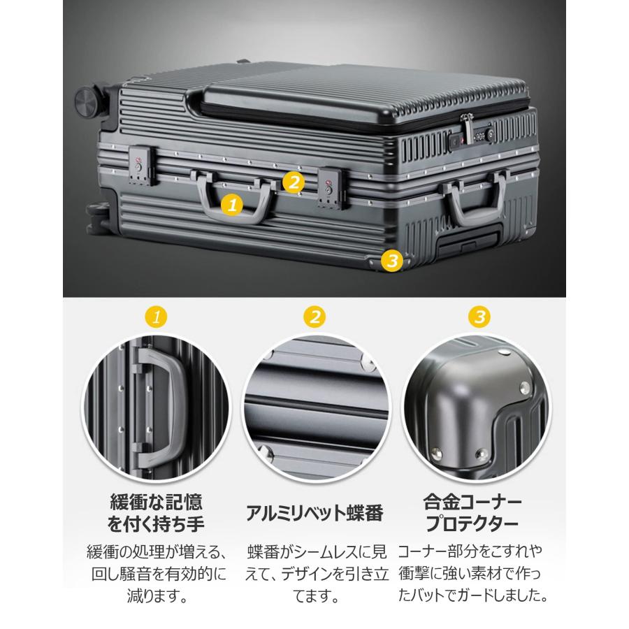 RIRAKIE スーツケース 前ポケット キャリーケース 機内持ち込み RIRAKIE スーツケース 前ポケット キャリーケース 機内持ち込み