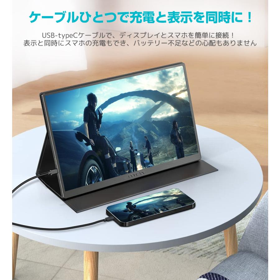 モバイルモニター 16インチ モバイルディスプレイ 2k HDR 2560*1600