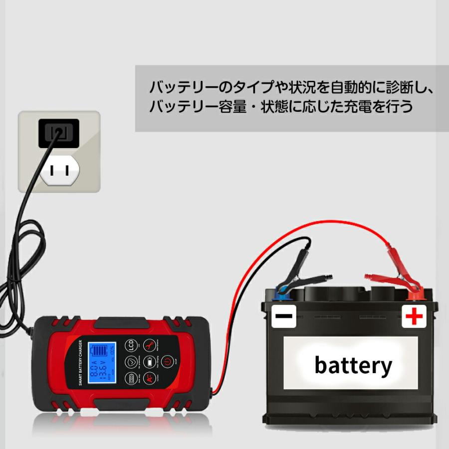 バッテリー充電器 8A 全自動 スマートチャージャー 12V/24V対応 バッテリー診断機能付 維持充電(トリクル充電)方式 AGM/GEL車充電可能 自動車 LVYUAN :chongdianqi:LVYUAN - 通販 - Yahoo!ショッピング バッテリー充電器 8A 全自動 スマートチャージャー 12V/24V対応 バッテリー診断機能付 維持充電(トリクル充電)方式 AGM/GEL車充電可能 自動車 LVYUAN :chongdianqi:LVYUAN - 通販 - Yahoo!ショッピング