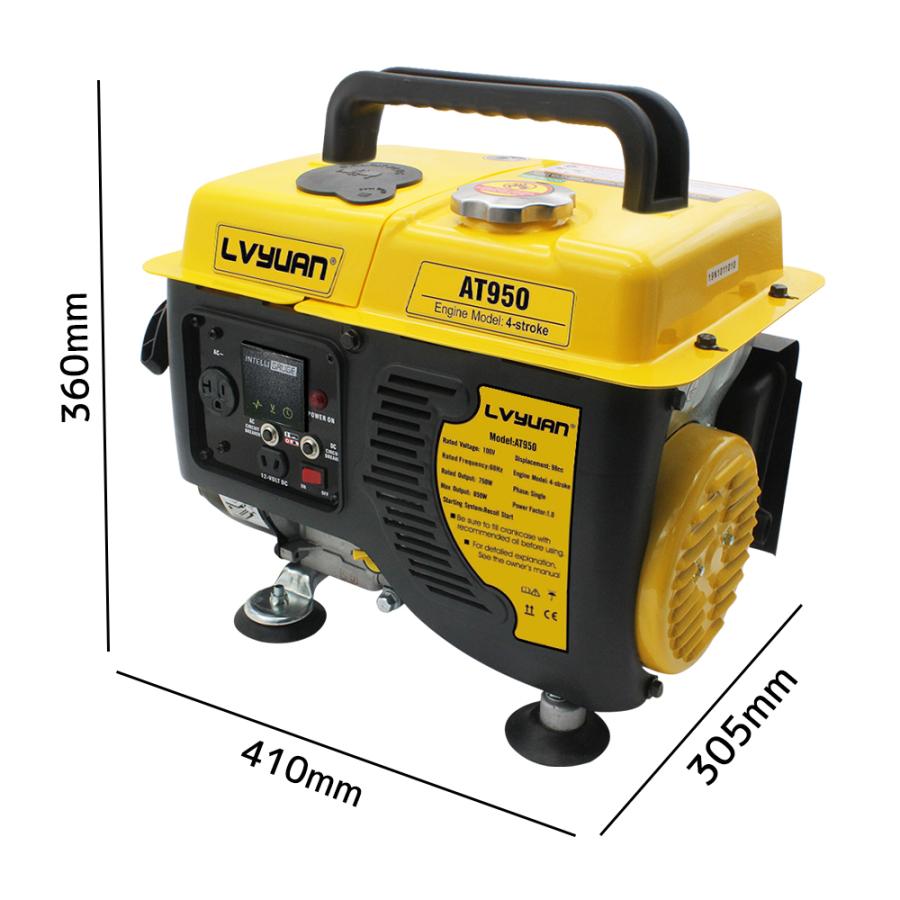 Lvyuan リョクエン 小型発電機 ガソリン発電機 1000va 1kva 交直両用 直流12v 8a付 低騒音 過負荷保護 キャンピングカー 地震 災害 At950 Fadianji At950 Lvyuan 通販 Yahoo ショッピング