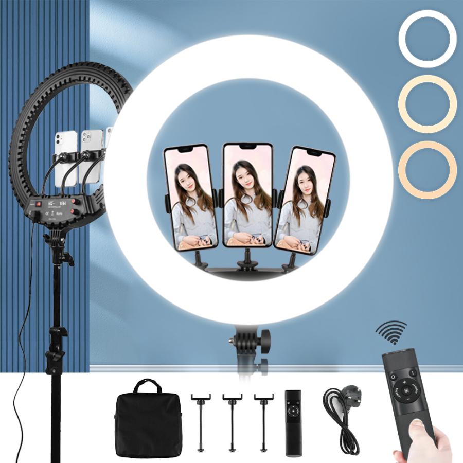 78％以上節約78％以上節約LEDリングライト 自撮りライト 18インチ 45CM