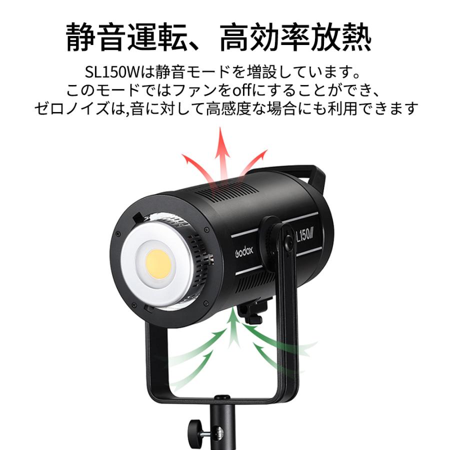 日本正規代理店/1年保証/PSE認証済み】GODOX SL150II LEDビデオライト