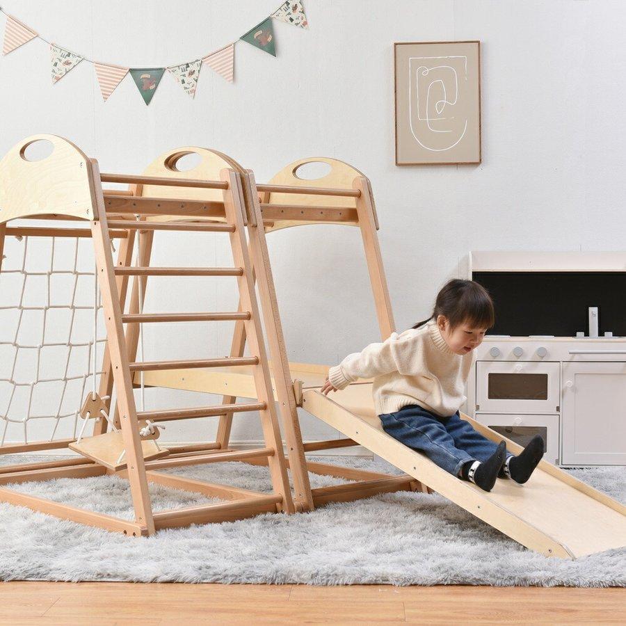 有名な高級ブランド 耐荷重60kg 欅の木 天然木 木製 室内 滑り台 ジャングルジム 一体分離両用 22新作 大型遊具 室内ジム 一年間品質保証 2歳 8歳 すべり台 室内遊具 遊具 ベビージム 室内遊具 カラー ブラック Www Inputlog Net