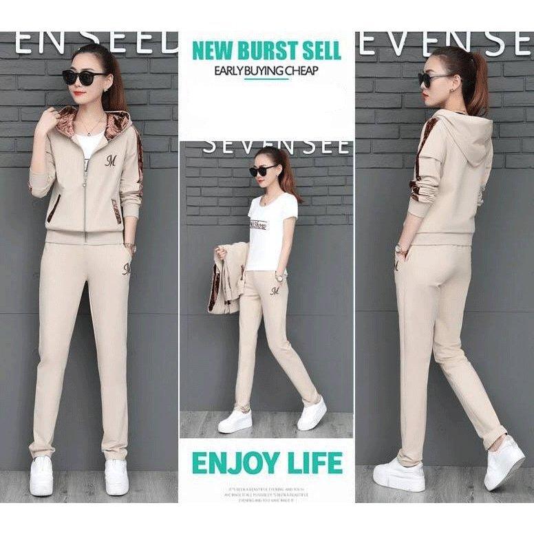 国際ブランド ロングパンツ 長袖ジャケット 上下セット レディース セットアップ 半袖ｔシャツ 秋冬新作 大人カジュアル 着やせ チュニック 3点セット セットアップ サイズ 3xl Guillermo Web Fr