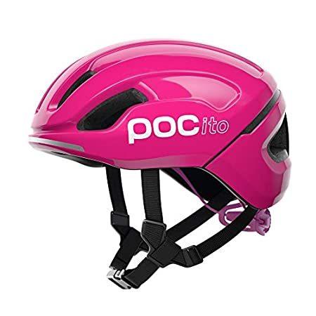 贅沢 POC POCito Omne スピンヘルメット 蛍光ピンク Sサイズ 子供用自転車