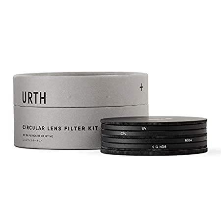 【 大感謝セール】 Urth レンズフィルターキット(プラス+) ソフトグラデーションND8 ND64, (CPL), 偏光 UV, 77mm その他カメラアクセサリー