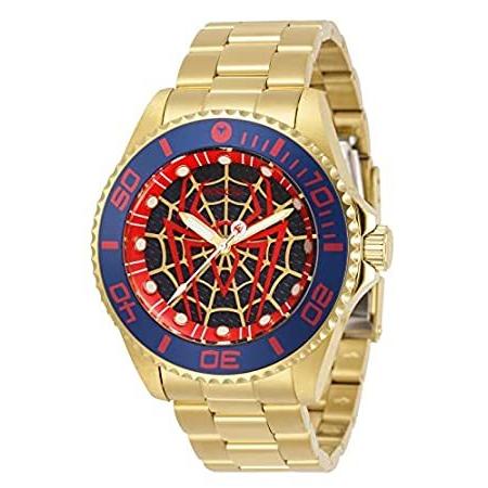 特価商品  Invicta Marvel Spiderman Limited Edition Quartz Blue Dial Men's Watch 32379 腕時計